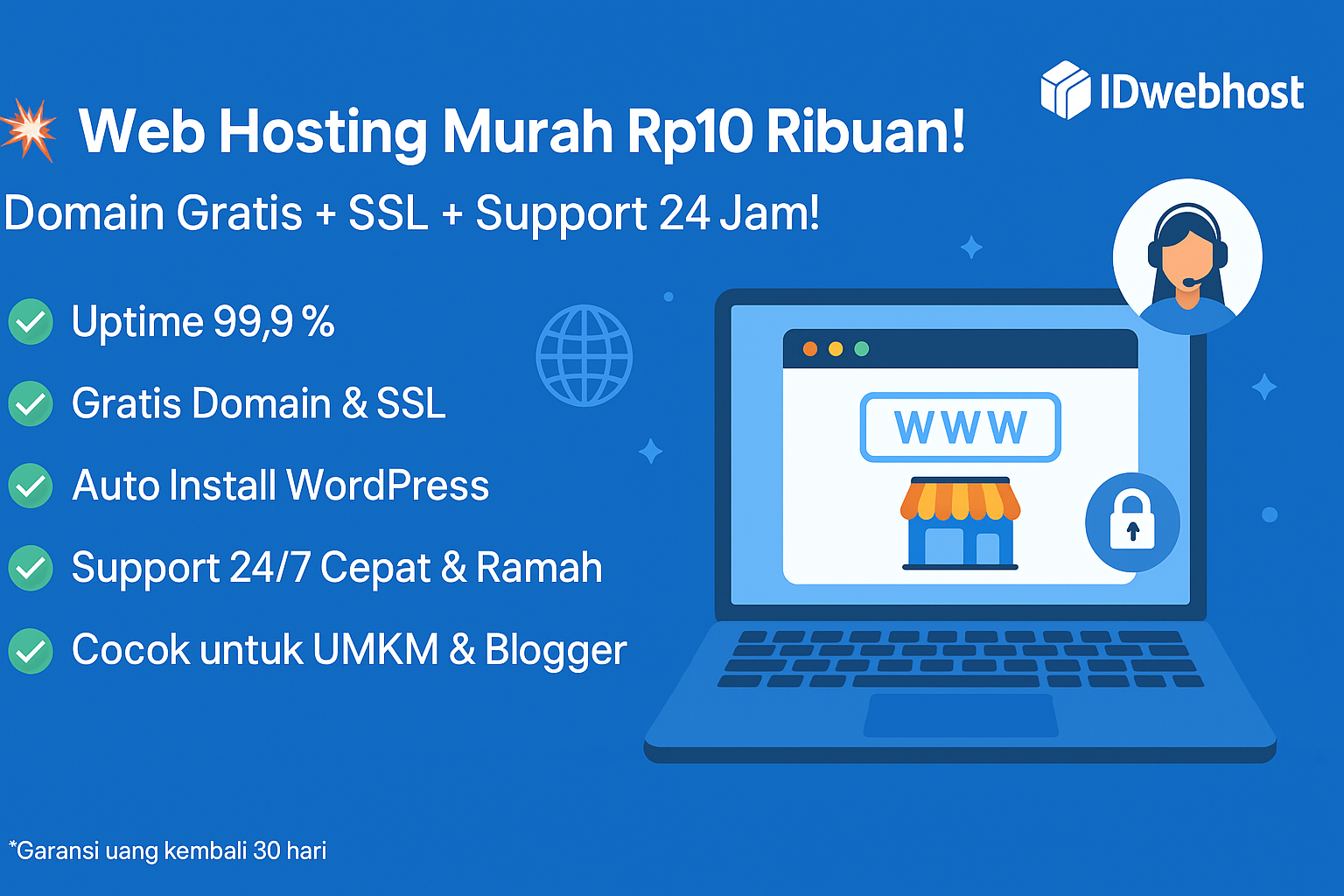 Review IDwebhost: Hosting Lokal Terbaik dengan Harga Ramah dan Layanan Andal